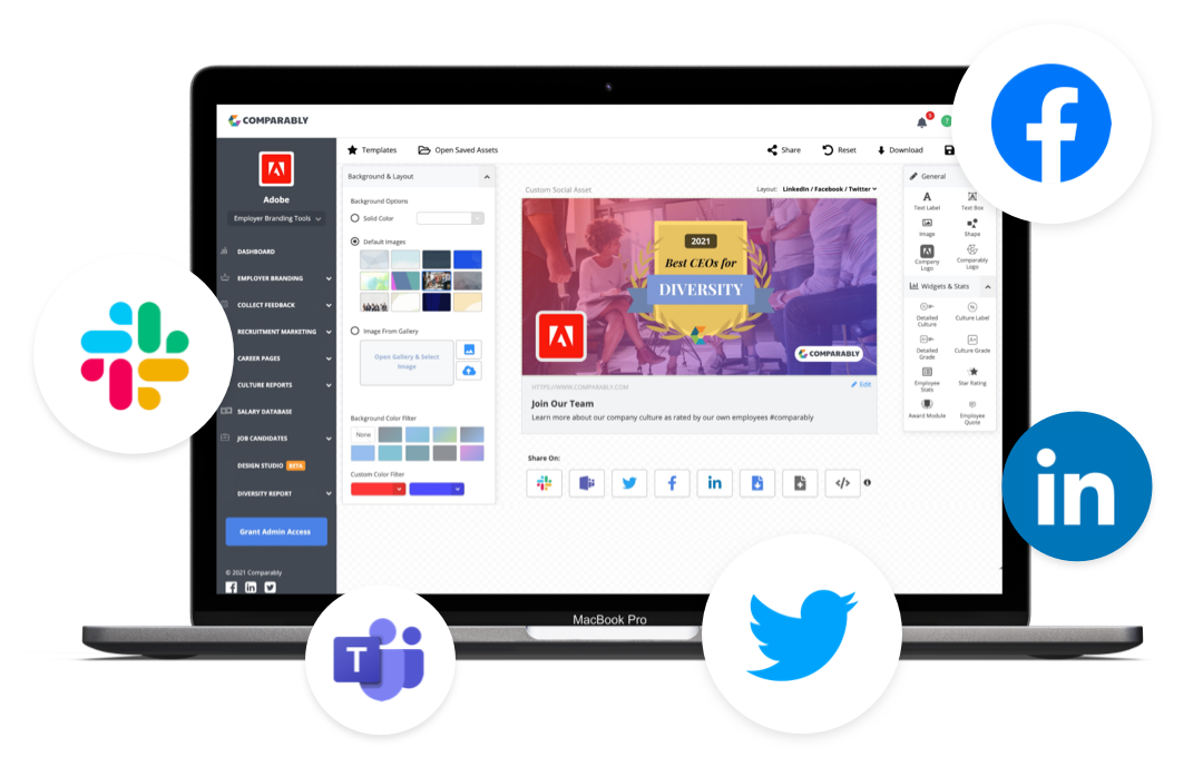 Custom Social Assets